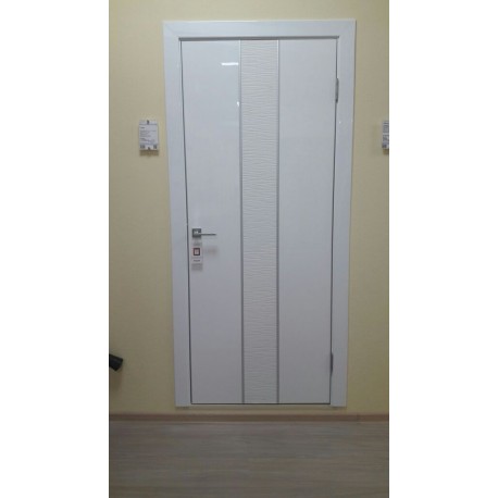 Межкомнатная дверь Честер, белая  эмаль